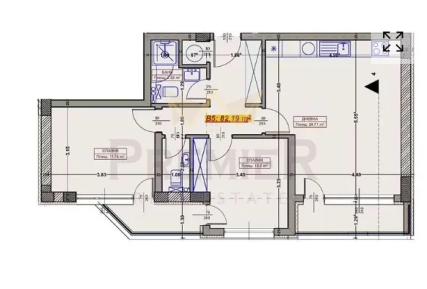 סוכנות נדל״ן - Imoti Premier - imot - 1099047, מחיר: 163000 EUR