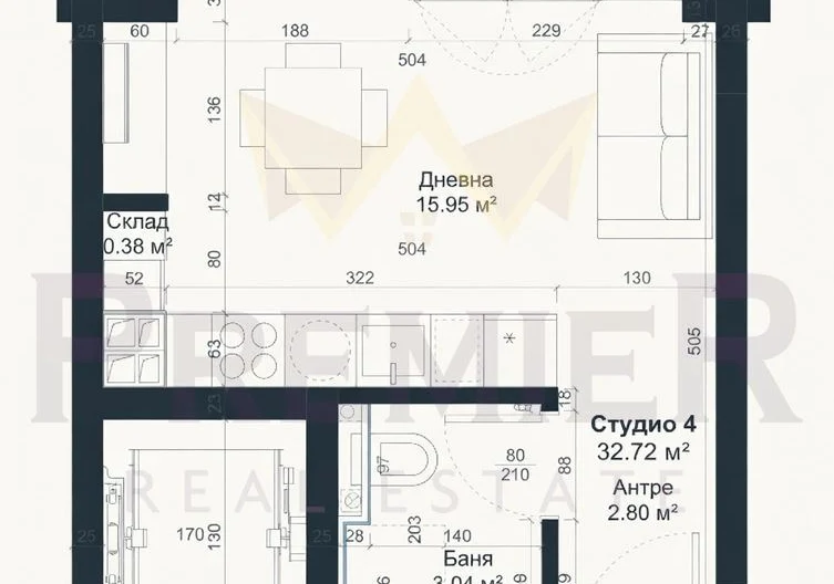 1 СТАЕН – ТРОШЕВО, СГРАДА LIBRA - - снимка 3 - Имоти Премиер