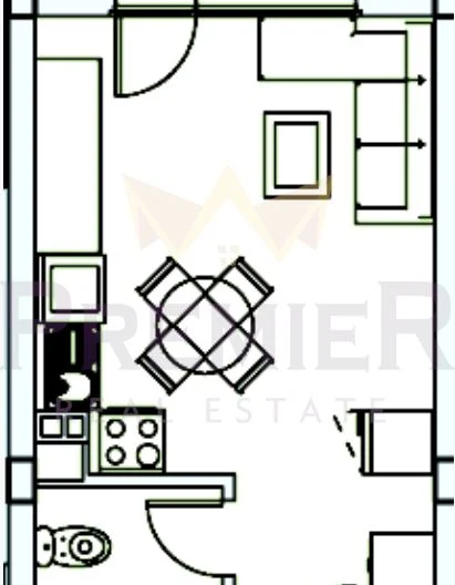1-стаен апартамент с обща площ от 38,53 кв м - - снимка 6 - Имоти Премиер