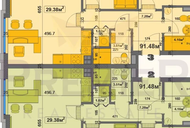 Код на имот: 992550, Площ: 220 м<sup>2</sup> кв.м, Апартаменти Чайка Варна - Цена: 625000 EUR
