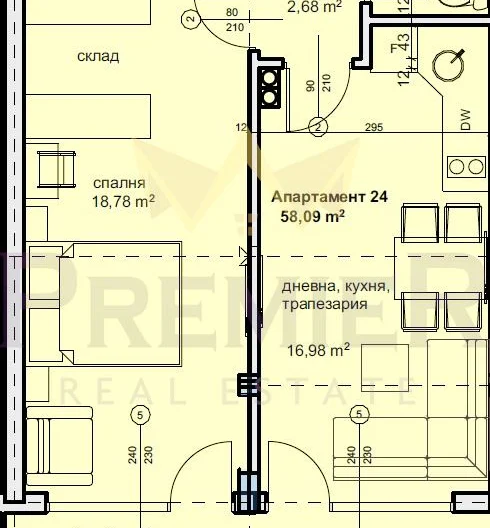 2-Room Apartment with Frontal Sea Panorama in Balchik -  - snimka 1 - Imoti Premier