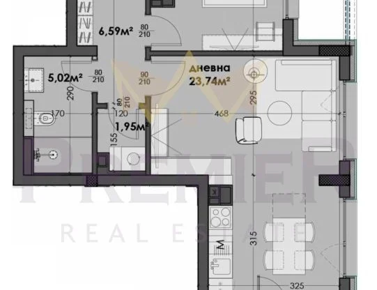 Агенция за недвижими имоти - Имоти Премиер - имот - 1187587, Цена: 126990 EUR