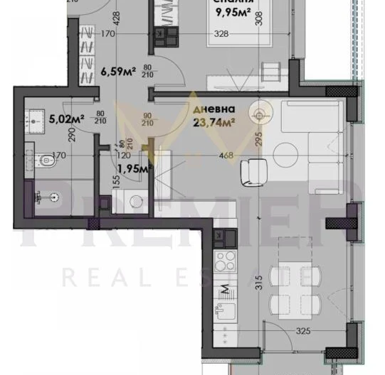 2-стаен – Левски -  - снимка 1 - Имоти Премиер
