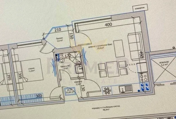 Апартаменти Варна Пчелина - имот - 1061732 . 56 м<sup>2</sup>, Цена: 97000 EUR