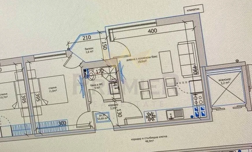 2-стаен, Акт 14, м-ст Пчелина - - снимка 1 - Имоти Премиер