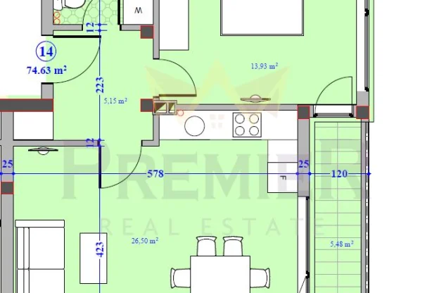 Агенция за недвижими имоти - Имоти Премиер - имот - 1105912, Цена: 127000 EUR