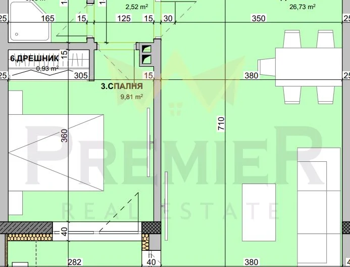 2- стаен апартамент, гр. Варна, кв. Виница -  - снимка 1 - Имоти Премиер
