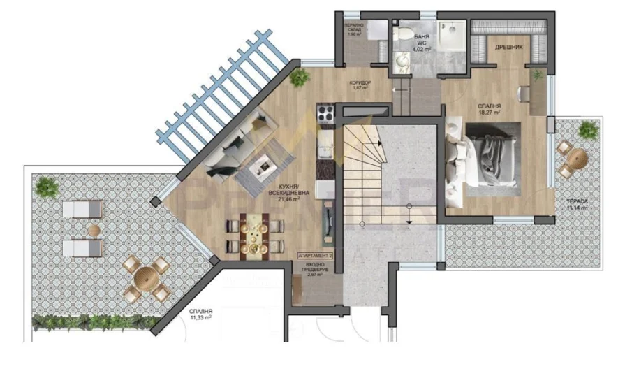 2-стаен апартамент в новострояща се сграда в гр. Бяла, област Варна -  - снимка 1 - Имоти Премиер