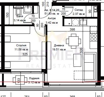 Агенция за недвижими имоти - Имоти Премиер - имот - 1107296, Цена: 107496 EUR