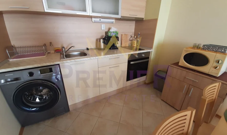 2-СТАЕН АПАРТАМЕНТ – ЗАТВОРЕН КОМПЛЕКС, МОРСКА ПАНОРАМА, АКТ 16, ОБЗАВЕДЕН, ПАРКОМЯСТО -  - снимка 3 - Имоти Премиер