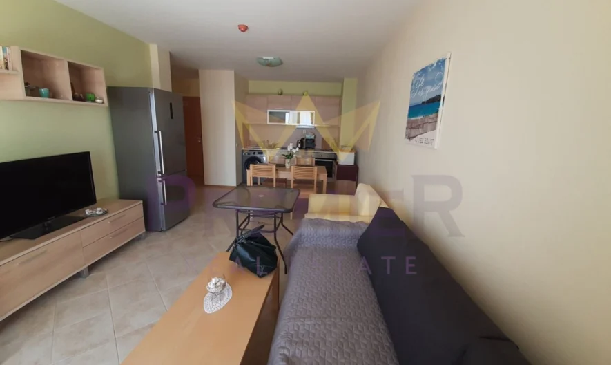 2-СТАЕН АПАРТАМЕНТ – ЗАТВОРЕН КОМПЛЕКС, МОРСКА ПАНОРАМА, АКТ 16, ОБЗАВЕДЕН, ПАРКОМЯСТО -  - снимка 5 - Имоти Премиер