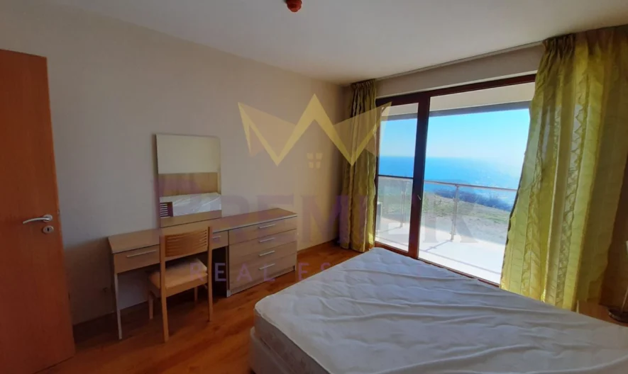 2-СТАЕН АПАРТАМЕНТ – ЗАТВОРЕН КОМПЛЕКС, МОРСКА ПАНОРАМА, АКТ 16, ОБЗАВЕДЕН, ПАРКОМЯСТО -  - снимка 8 - Имоти Премиер