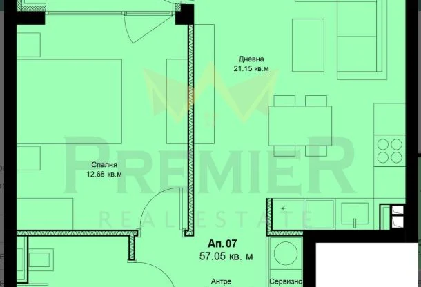 Агенция за недвижими имоти - Имоти Премиер - имот - 1177298, Цена: 100260 EUR