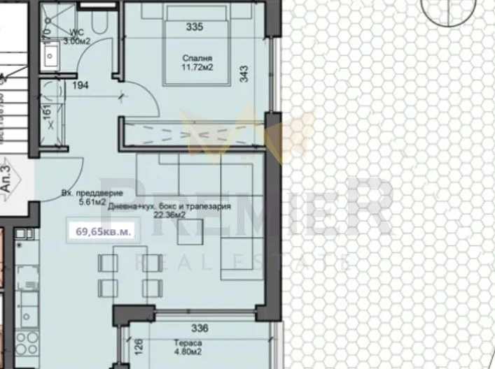 Агенция за недвижими имоти - Имоти Премиер - имот - 1174115, Цена: 121800 EUR