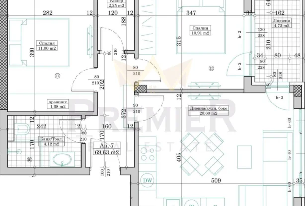 Агенция за недвижими имоти - Имоти Премиер - имот - 1243072, Цена: 120480 EUR
