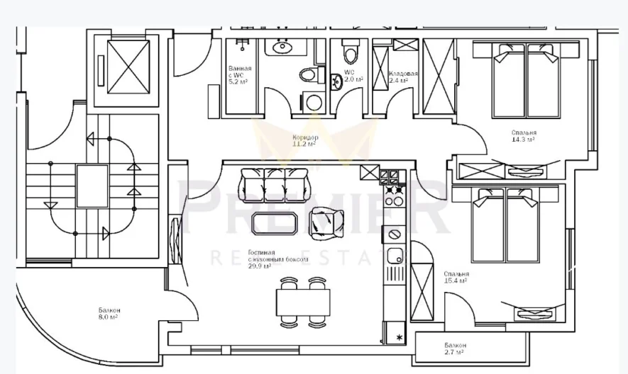 3-стаен апартамент в с. Шкорпиловци -  - снимка 11 - Имоти Премиер