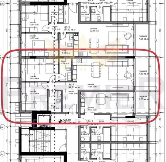 3-стаен апартамент в строеж с отлична локация в р-н Окръжна болница, гр. Варна -  - снимка 1 - Имоти Премиер
