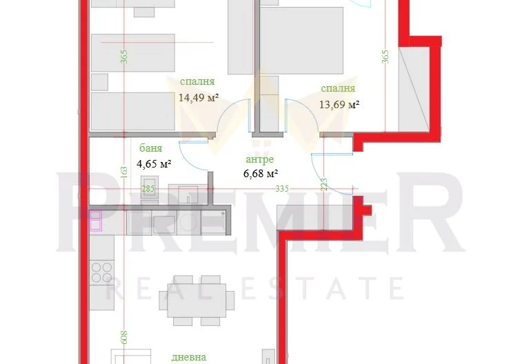 3-стаен апартамент Варна Сити Парк Юг с ПАРКОМЯСТО -  - снимка 10 - Имоти Премиер