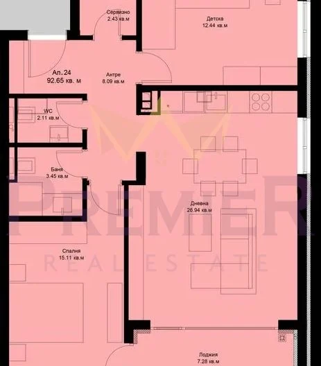 3-СТАЕН! МОРСКА ПАНОРАМА, ВАРНА -  - снимка 9 - Имоти Премиер