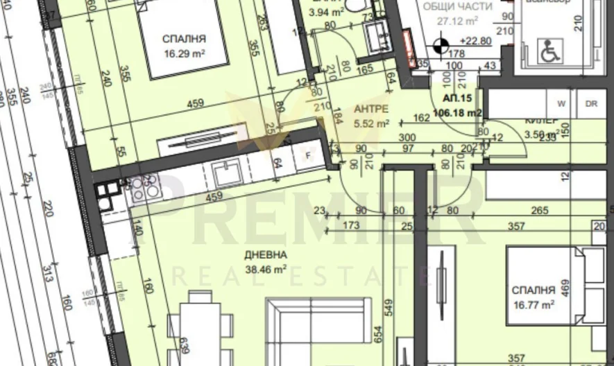 3-стаен Възраждане 1 - - снимка 8 - Имоти Премиер