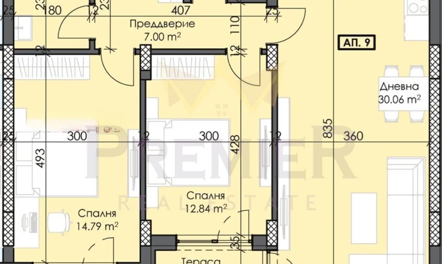 3-Zimmer-Wohnung in Trakia -  - snimka 1 - Imoti Premier