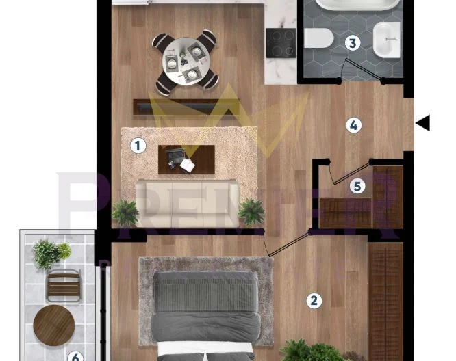 Агенция за недвижими имоти - Имоти Премиер - имот - 972341, Цена: 85482 EUR