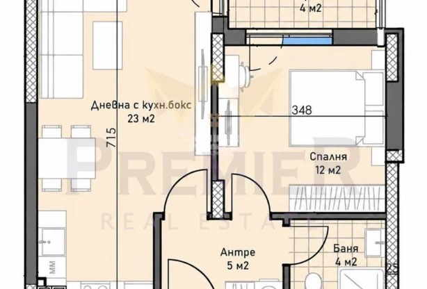 Агенция за недвижими имоти - Имоти Премиер - имот - 1246741, Цена: 87300 EUR