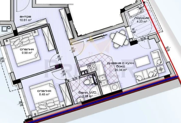 Агенция за недвижими имоти - Имоти Премиер - имот - 1028771, Цена: 94760 EUR