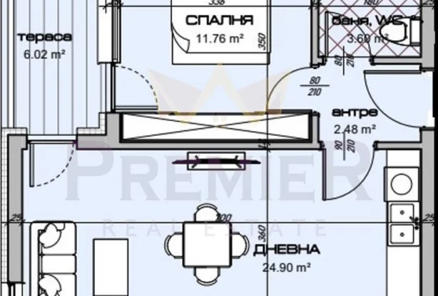 Агенция за недвижими имоти - Имоти Премиер - имот - 993815, Цена: 95500 EUR