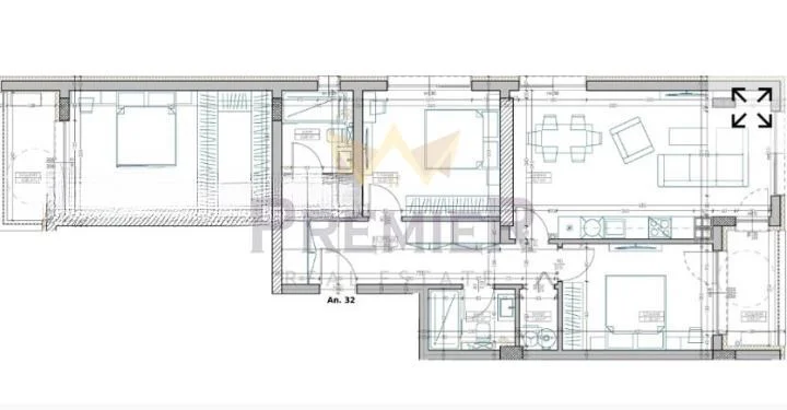 4-СТАЕН АПАРТАМЕНТ – МЛАДОСТ - - снимка 11 - Имоти Премиер