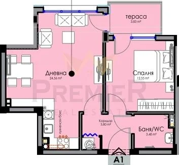 Агенция за недвижими имоти - Имоти Премиер - имот - 1061272, Цена: 89777 EUR