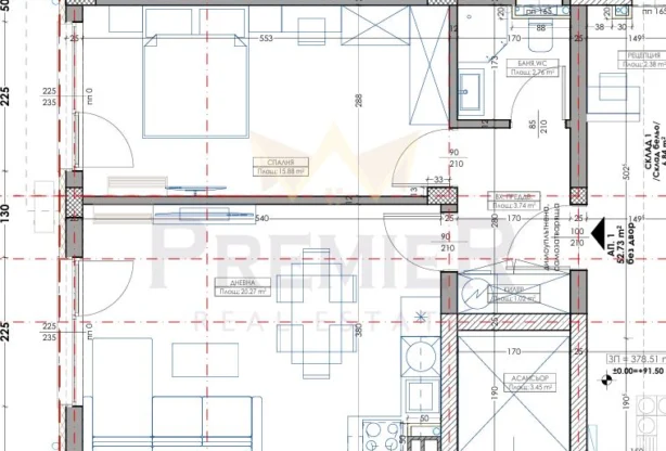 Агенция за недвижими имоти - Имоти Премиер - имот - 1062432, Цена: 105866 EUR