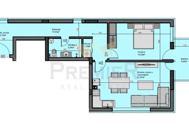 Агенция за недвижими имоти - Имоти Премиер - имот - 1248785, Цена: 98000 EUR