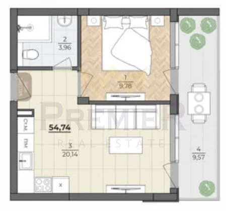 Апартамент с разсрочено плащане за 18 месеца! -  - снимка 4 - Имоти Премиер