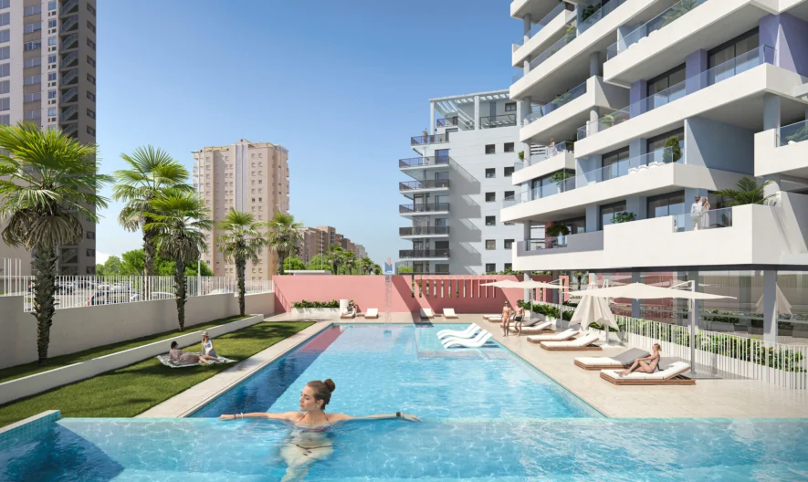 Апартамент в Calpe, Alicante (2 спални, 2 бани) -  - снимка 1 - Имоти Премиер