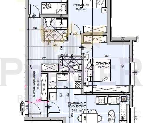 Агенция за недвижими имоти - Имоти Премиер - имот - 1055527, Цена: 196220 EUR