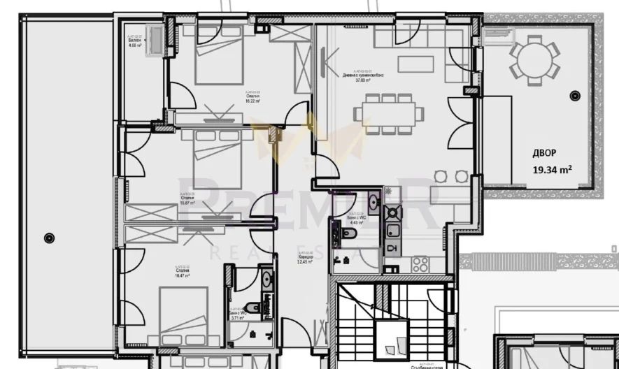 Четиристаен апартамент, Младост 2 -  - снимка 4 - Имоти Премиер