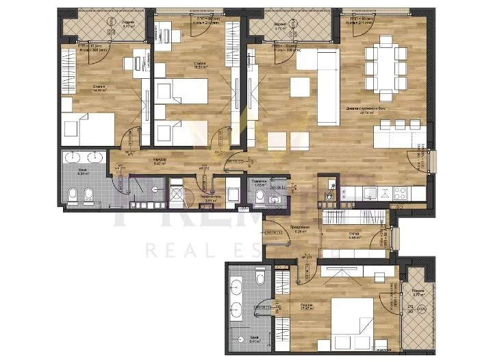 Четиристаен апартамент в квартал Бояна -  - снимка 12 - Имоти Премиер