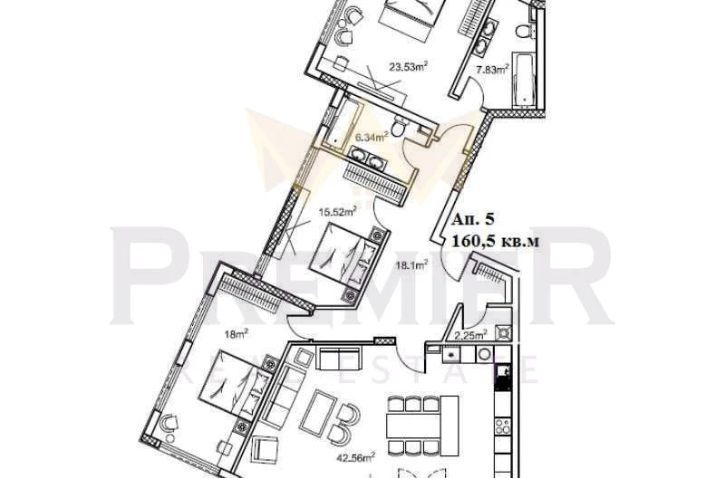 Четиристаен апартамент, Витоша - - снимка 12 - Имоти Премиер