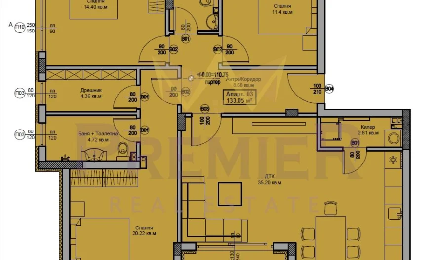 Четиристаен с морска гледка -  - снимка 2 - Имоти Премиер