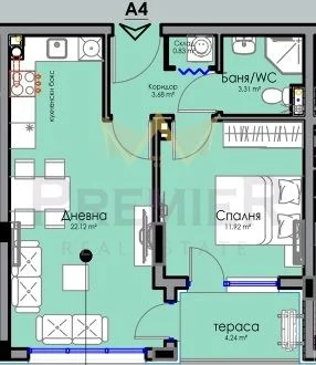 Агенция за недвижими имоти - Имоти Премиер - имот - 1038943, Цена: 82899 EUR