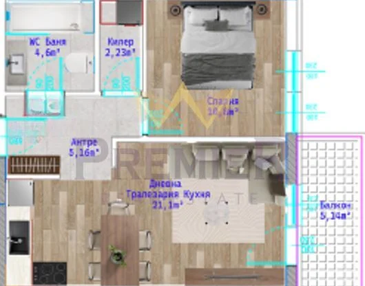 Агенция за недвижими имоти - Имоти Премиер - имот - 1044777, Цена: 140000 EUR