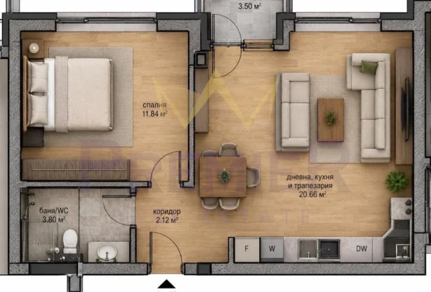 Агенция за недвижими имоти - Имоти Премиер - имот - 1255393, Цена: 69000 EUR