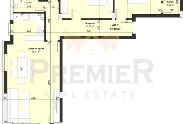 Агенция за недвижими имоти - Имоти Премиер - имот - 1170235, Цена: 146260 EUR