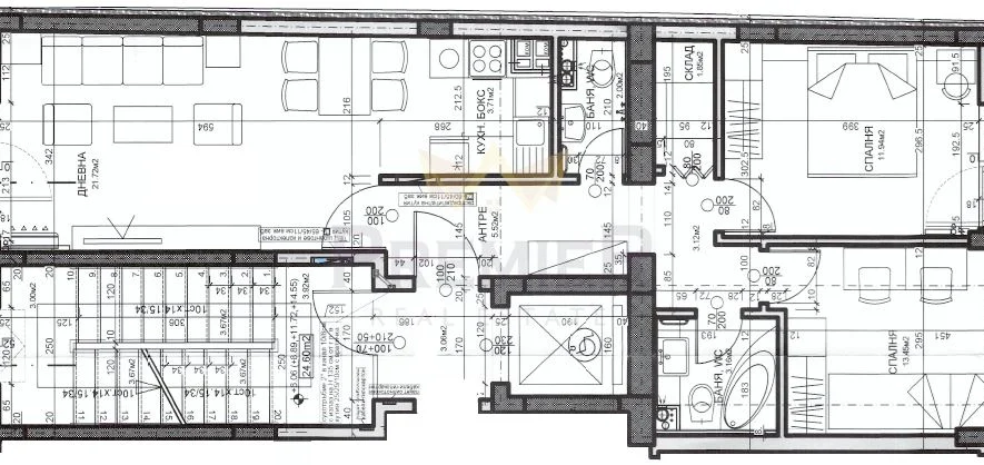 Dreizimmerwohnung im Zentrum -  - snimka 2 - Imoti Premier