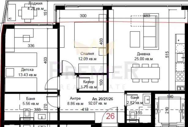 Immobilienagentur - Imoti Premier - imot - 1189063, Preis: 293328 EUR