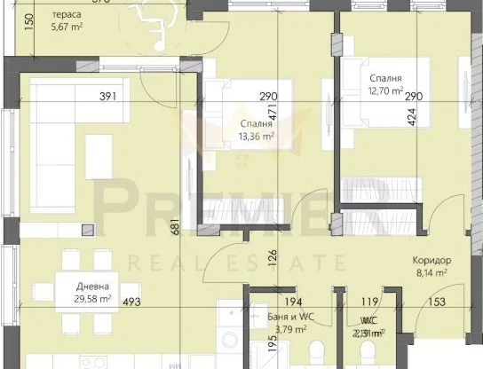 Immobilienagentur - Imoti Premier - imot - 1227282, Preis: 163430 EUR