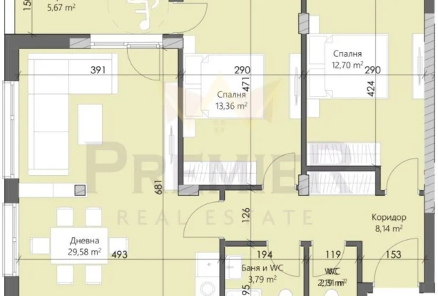 Immobilienagentur - Imoti Premier - imot - 1227223, Preis: 163470 EUR