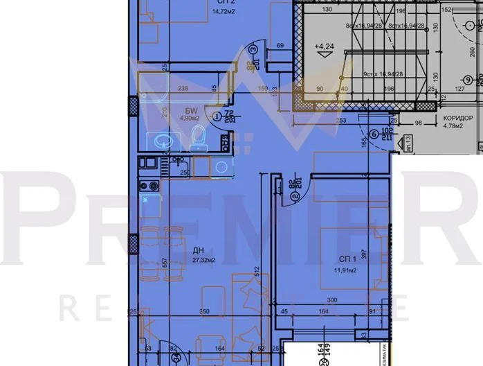 Dreizimmerwohnung in St. Konstantin und Elena - - snimka 2 - Imoti Premier