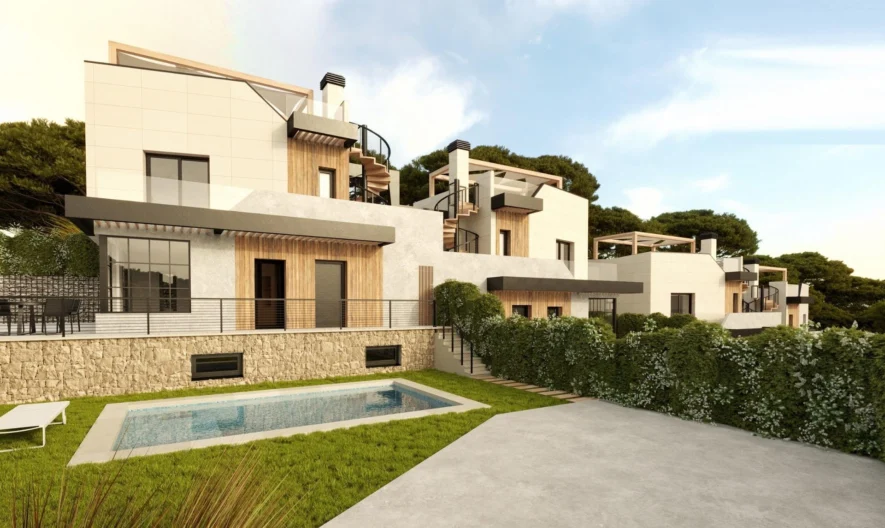Duplex in Polop, Alicante (3 beds, 2 baths) -  - снимка 1 - Имоти Премиер
